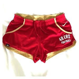 XS NIKE drifit 49ers shorts